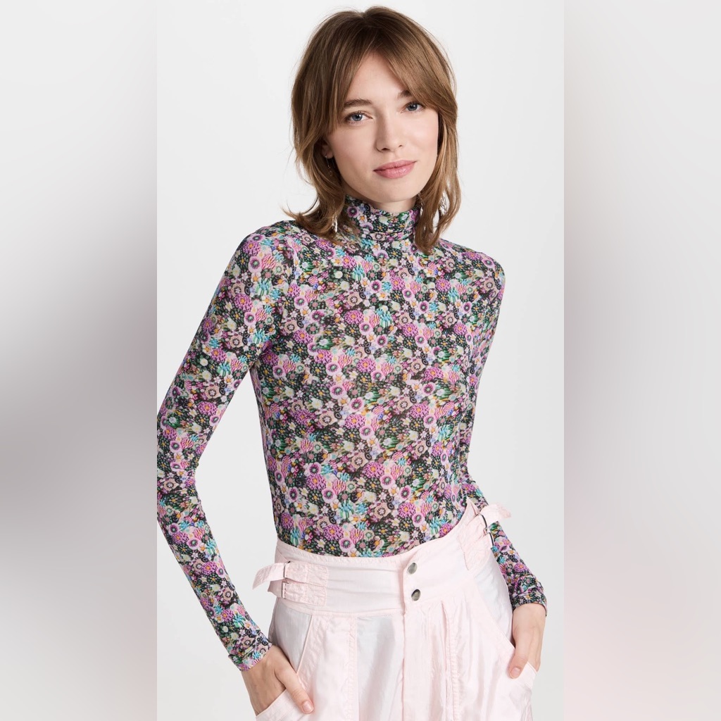 Isabel Marant Pink Joyela Turtleneck
